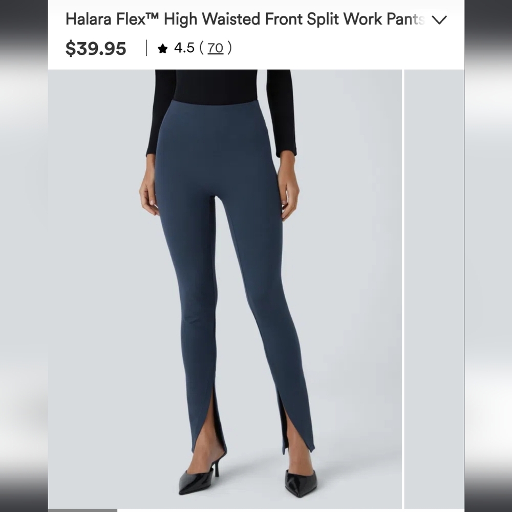 HALARA Split Hem Pant